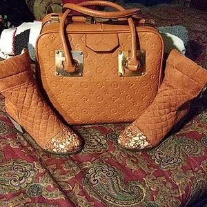 Purse and boots